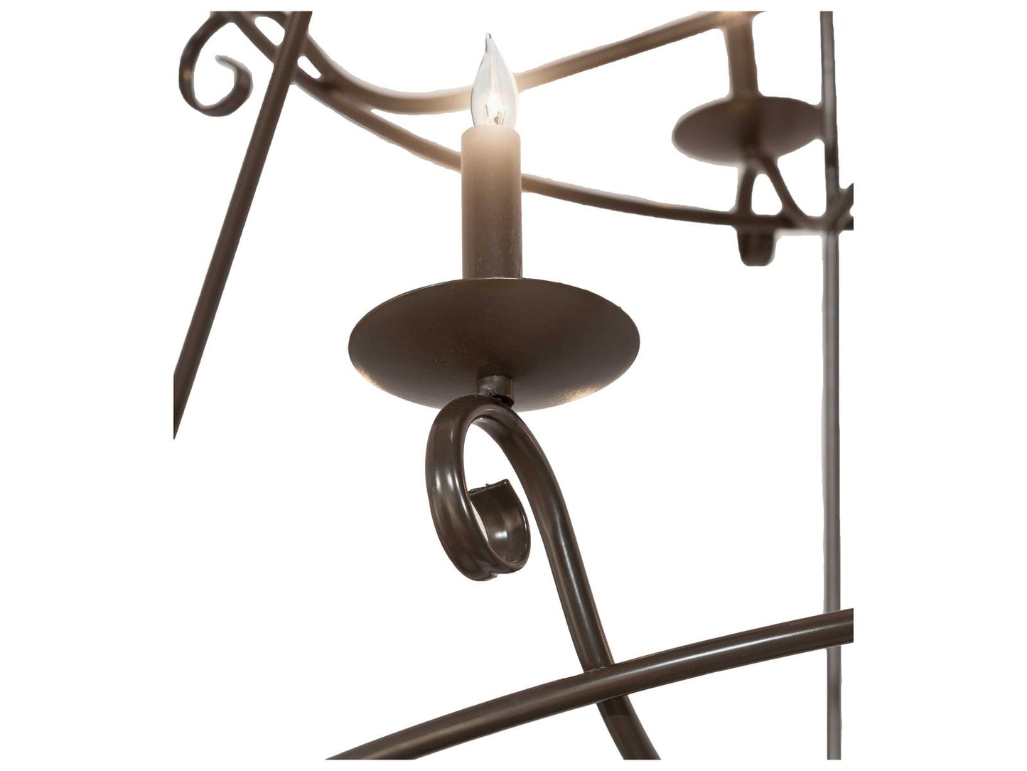 Meyda Estrella 24-Light Candelabra Chandelier in Timeless Bronze