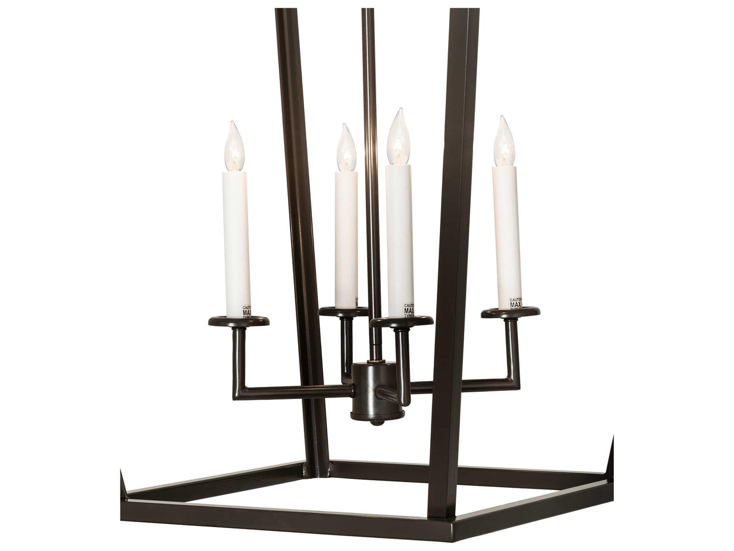 Meyda Kitzi 4-Light Candelabra Chandelier in Timeless Bronze
