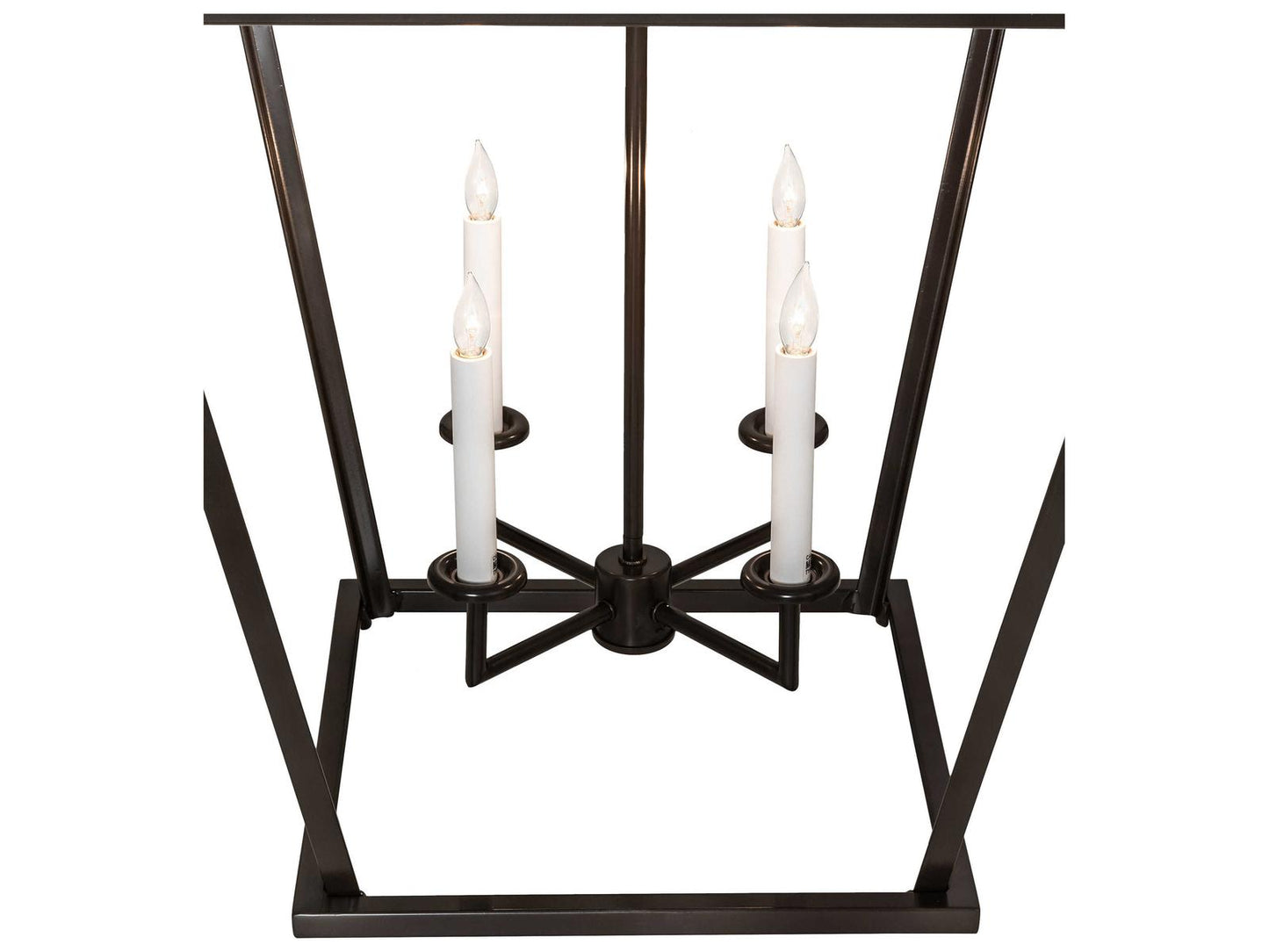 Meyda Kitzi 4-Light Candelabra Chandelier in Timeless Bronze