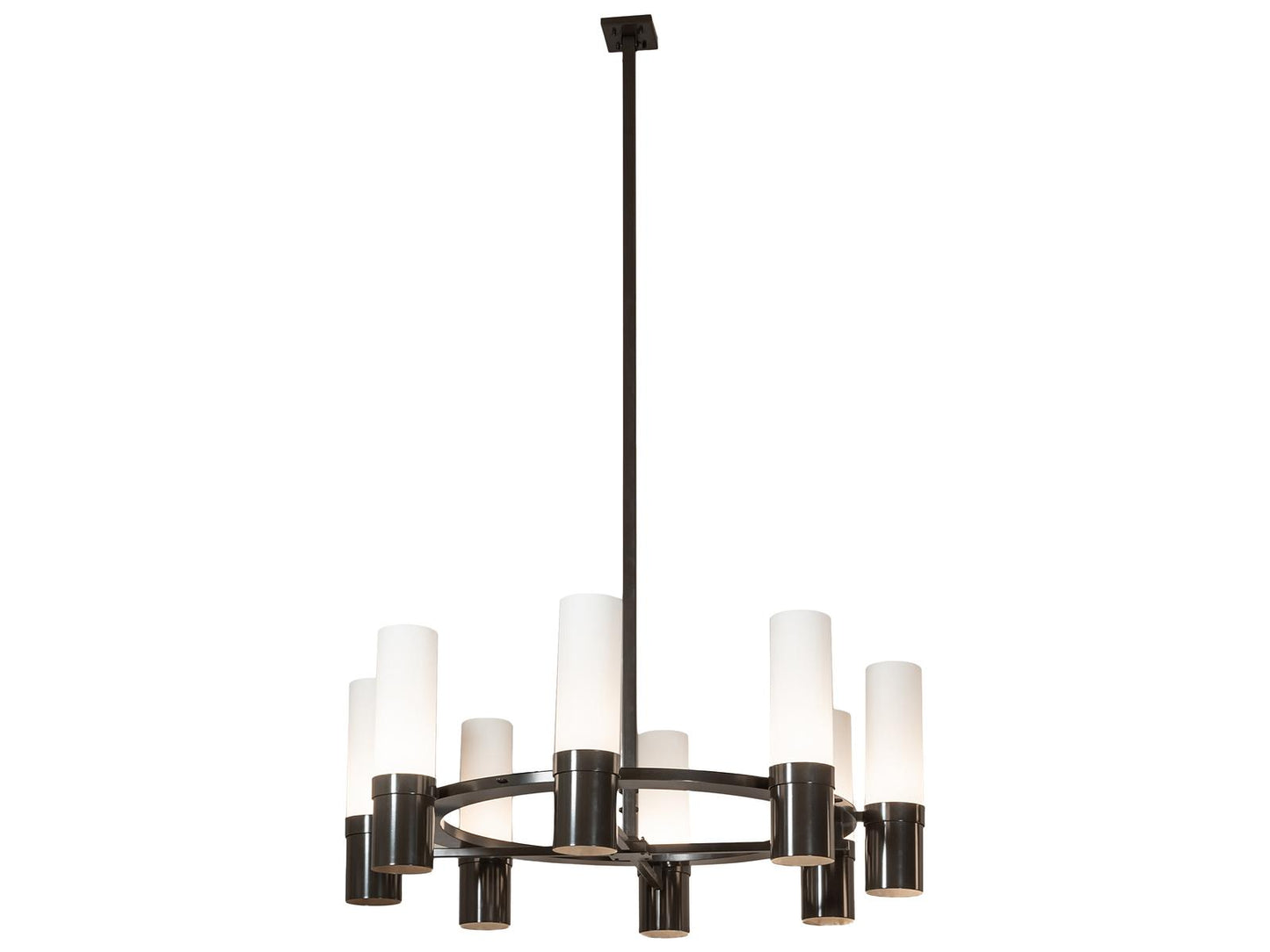 Meyda Farmington 8-Light Cylinder Chandelier in Timeless Bronze