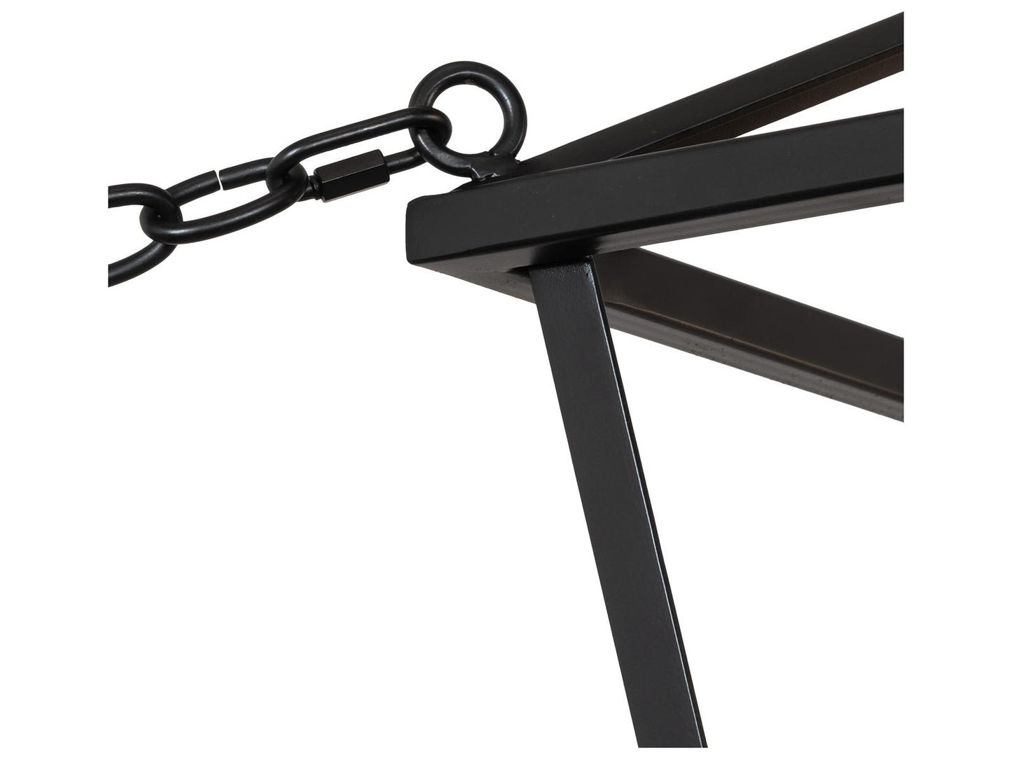 Meyda Kitzi 4-Light Black White Candelabra Chandelier