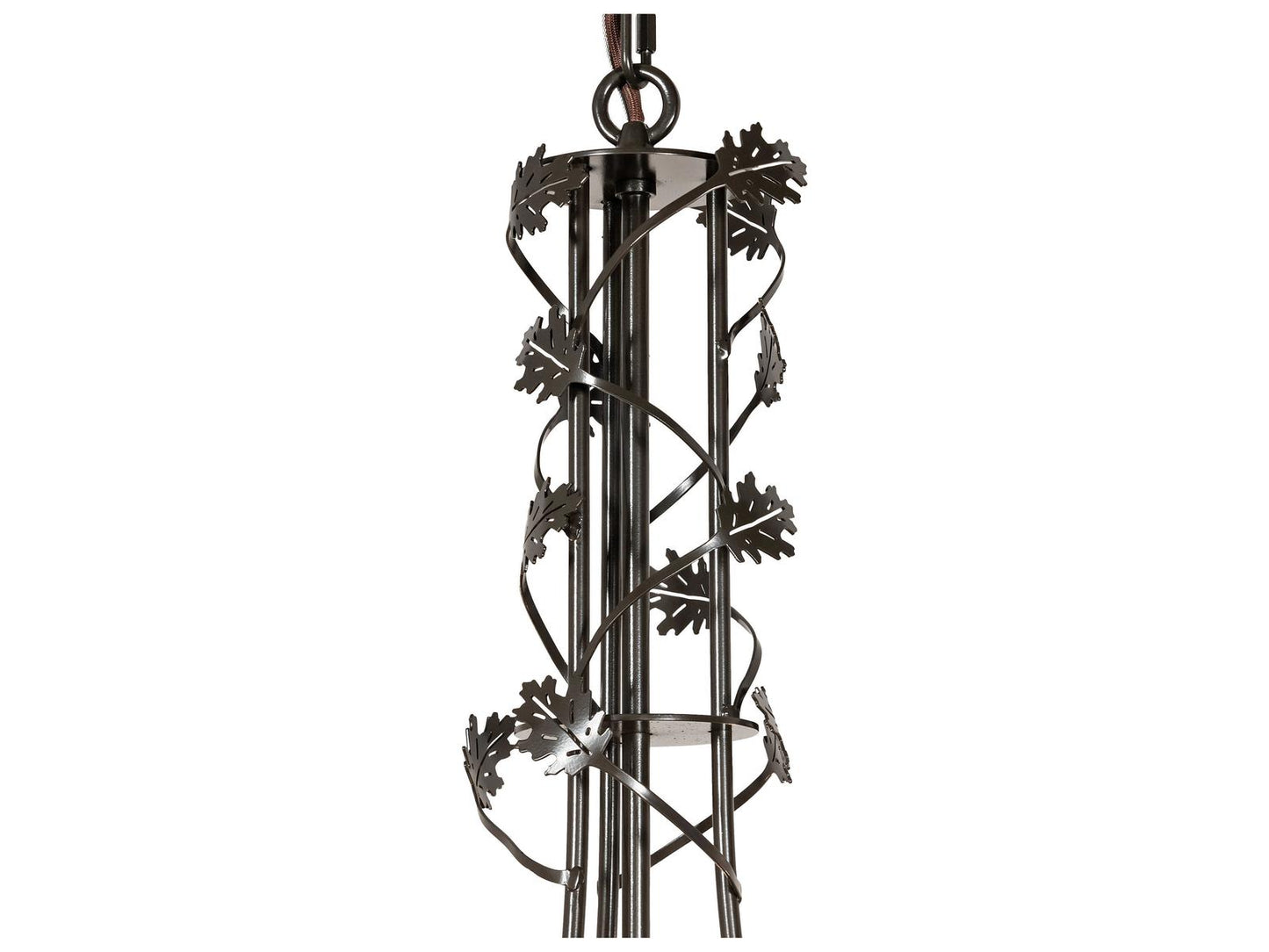 Meyda Oak Leaf 15-Light Candelabra Chandelier in Timeless Bronze