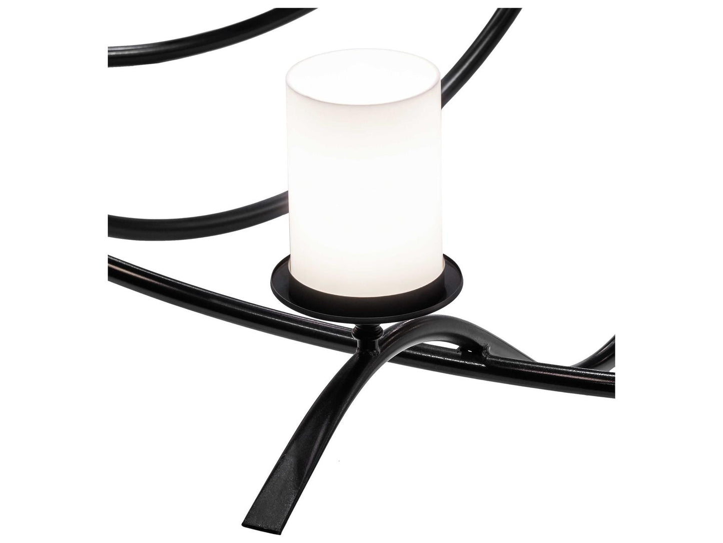 Meyda Octavia 18-Light Tiered Chandelier in Solar Black with Statuario Idalight
