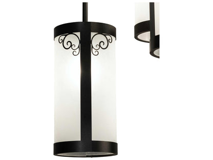 Meyda Putrelo 6-Light Cascading Chandelier in Old Wrought Iron Finish