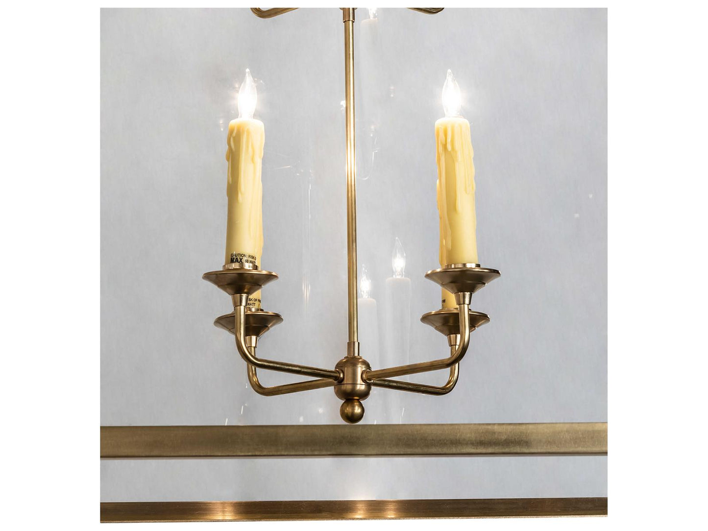 Meyda Claudette 8-Light Tiered Chandelier in Raw Brass with Crystal Idalight