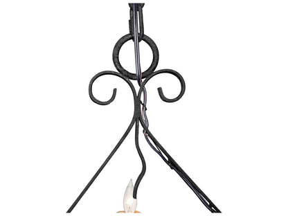Meyda Elianna 4-Light Distressed Chestnut Brown Candelabra Chandelier