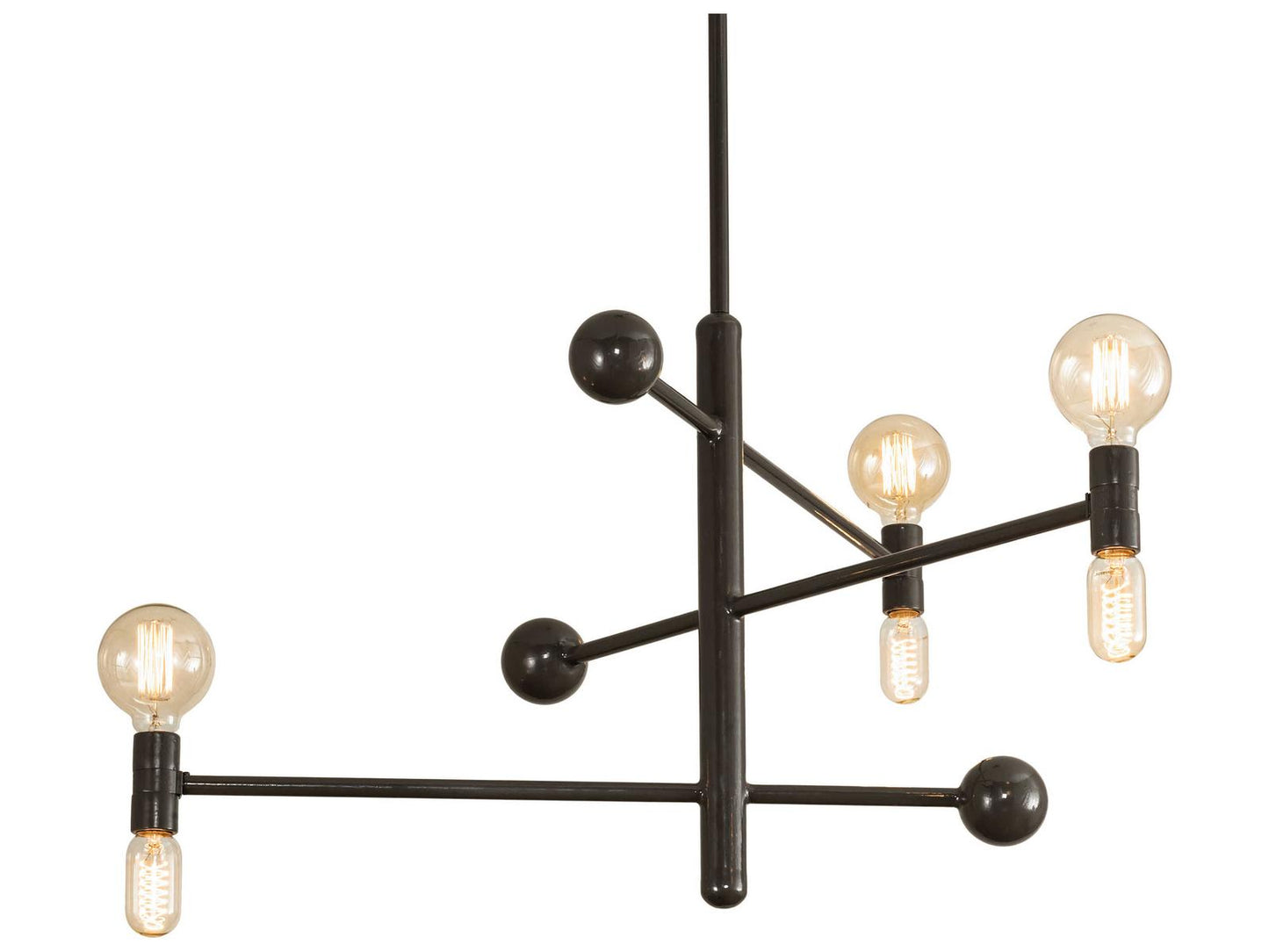 Meyda Alva 3-Light Black LED Chandelier