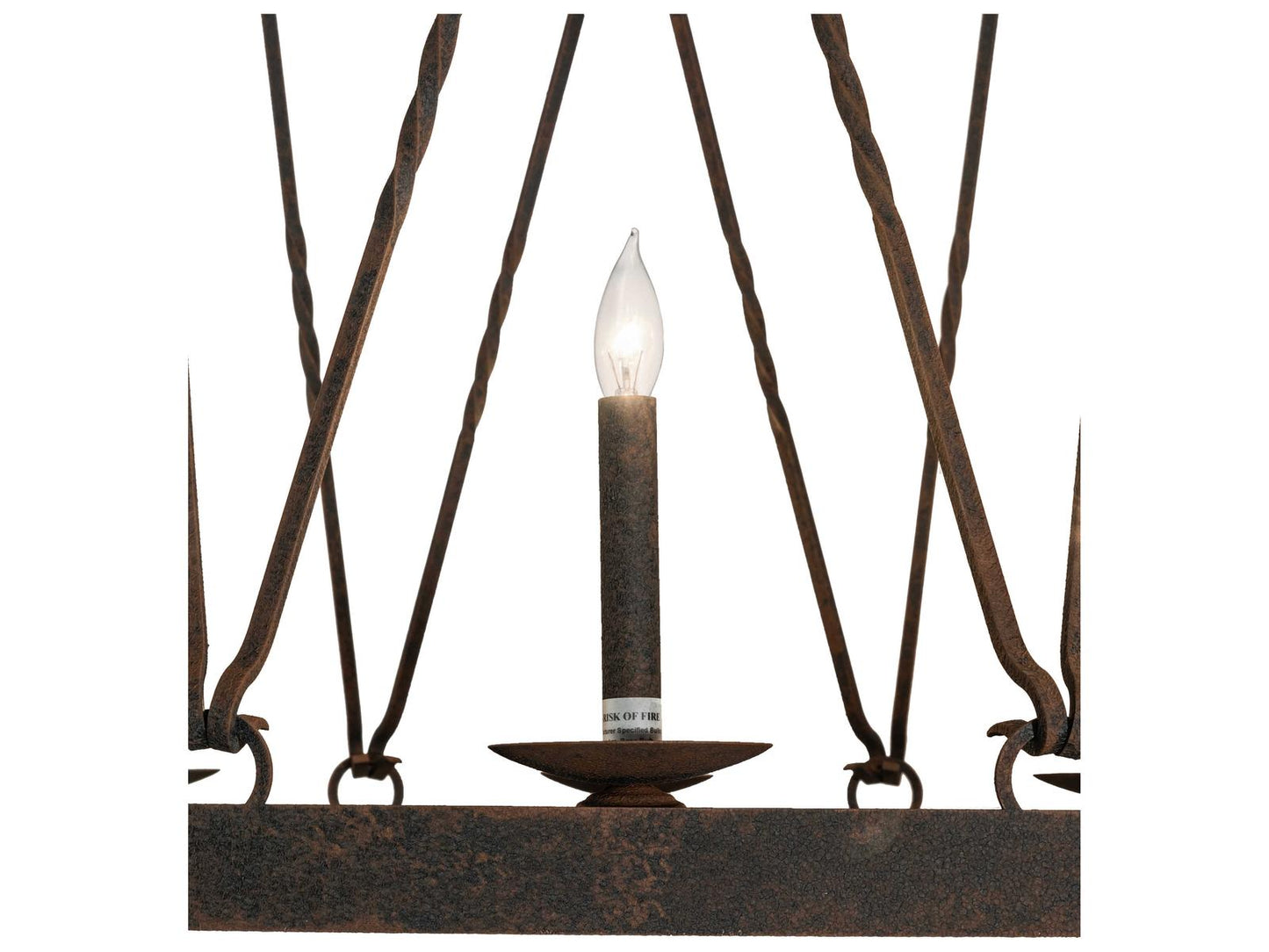Meyda Lakeshore 21-Light Black Tiered Chandelier