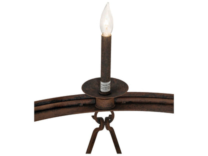 Meyda Lakeshore 21-Light Black Tiered Chandelier