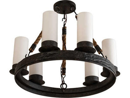 Meyda Costello 6-Light Coffee Bean Traditional Candelabra Chandelier