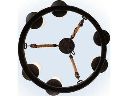 Meyda Costello 6-Light Coffee Bean Traditional Candelabra Chandelier
