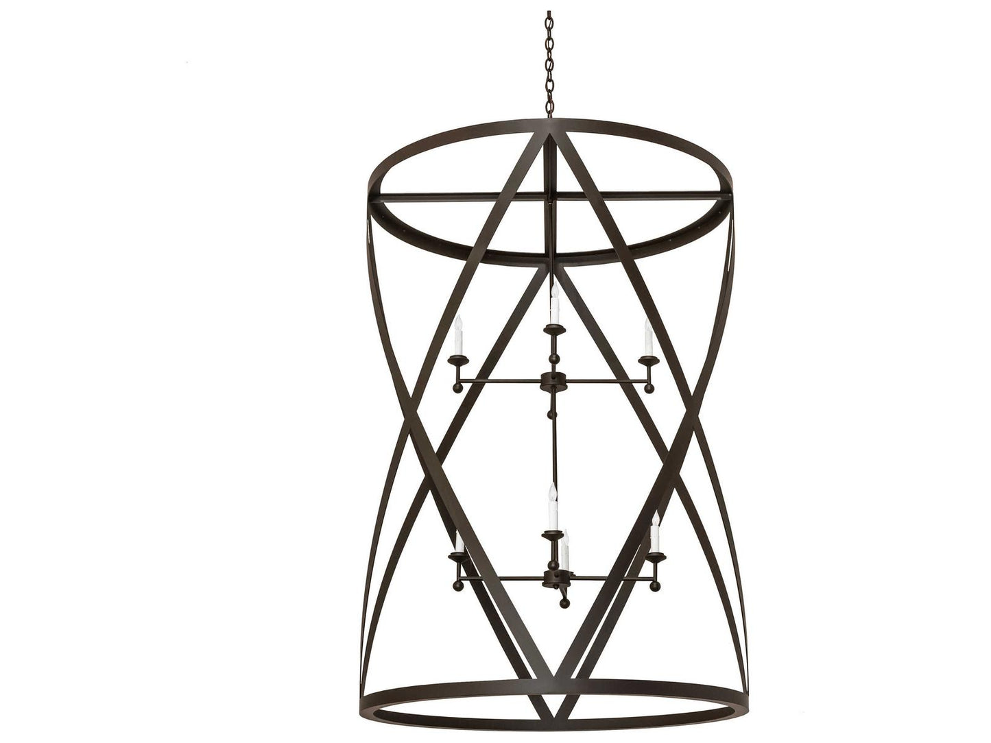 Meyda 8-Light Desmond Chandelier in Oil Rubbed Bronze