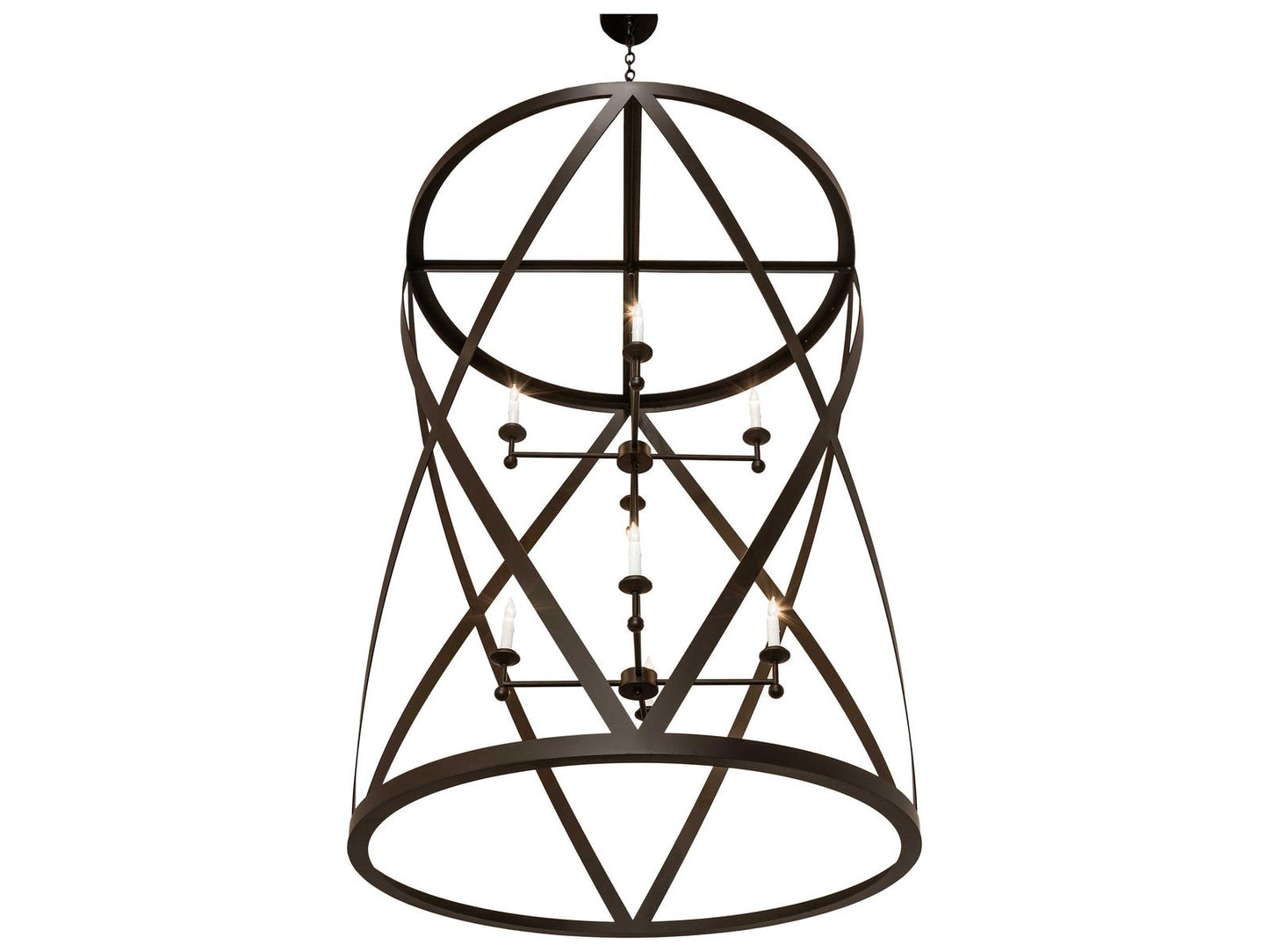 Meyda 8-Light Desmond Chandelier in Oil Rubbed Bronze