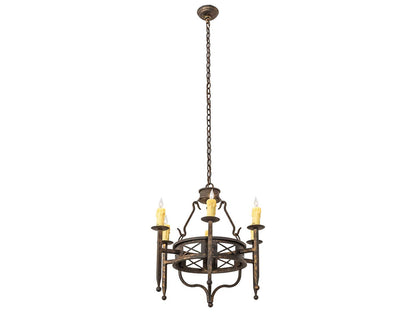 Meyda Jasmine 40-Light Candelabra Chandelier in Gothic Gold