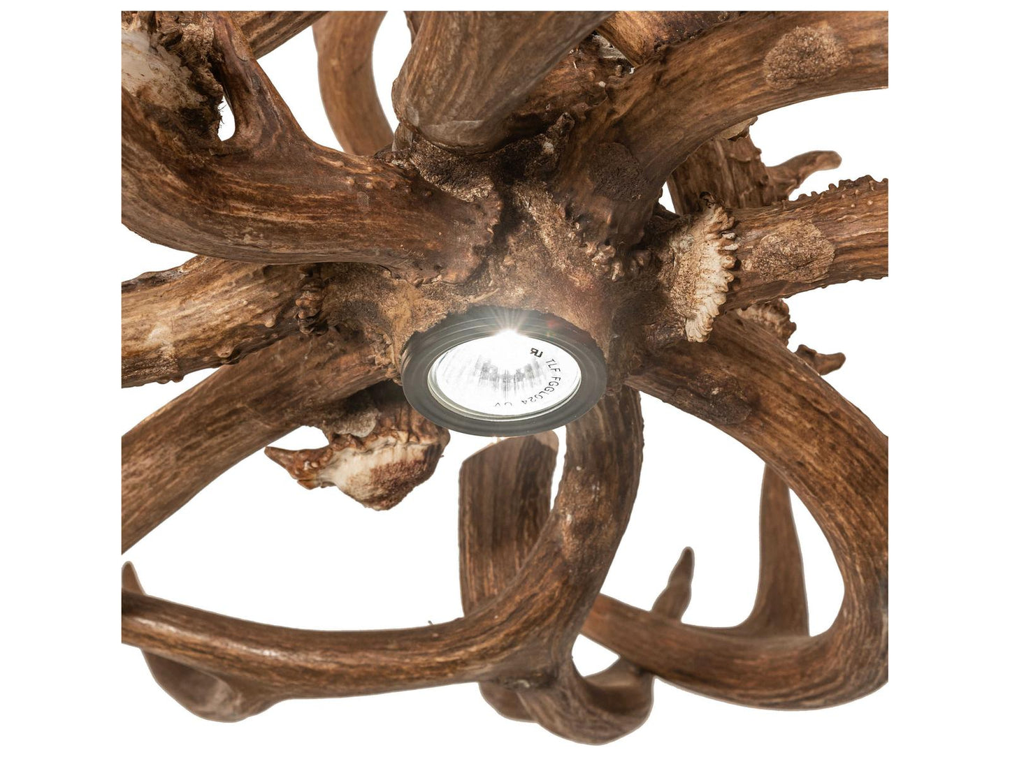 Meyda Antlers 9-Light Elk and Mule Deer Chandelier in Antique Copper Finish