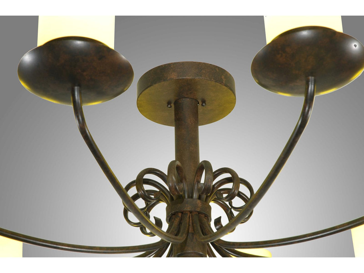 Meyda Atria 12-Light Cylinder Chandelier in Coffee Bean Finish