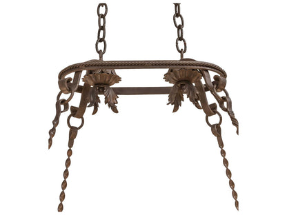 Meyda 12-Light Pine Branch Candelabra Chandelier in Oil Rubbed Bronze