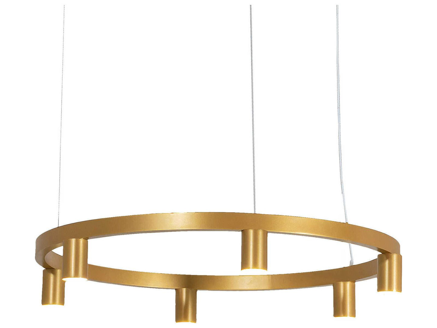 Meyda 6-Light Korfu Round Chandelier in Gold