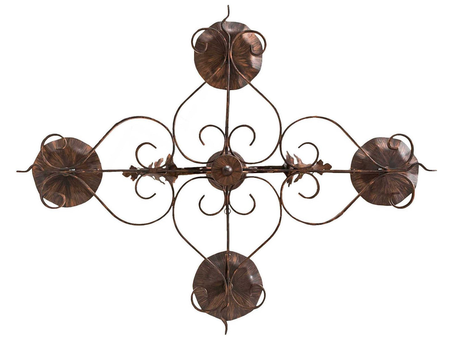 Meyda Elianna 4-Light Bronze Candelabra Chandelier