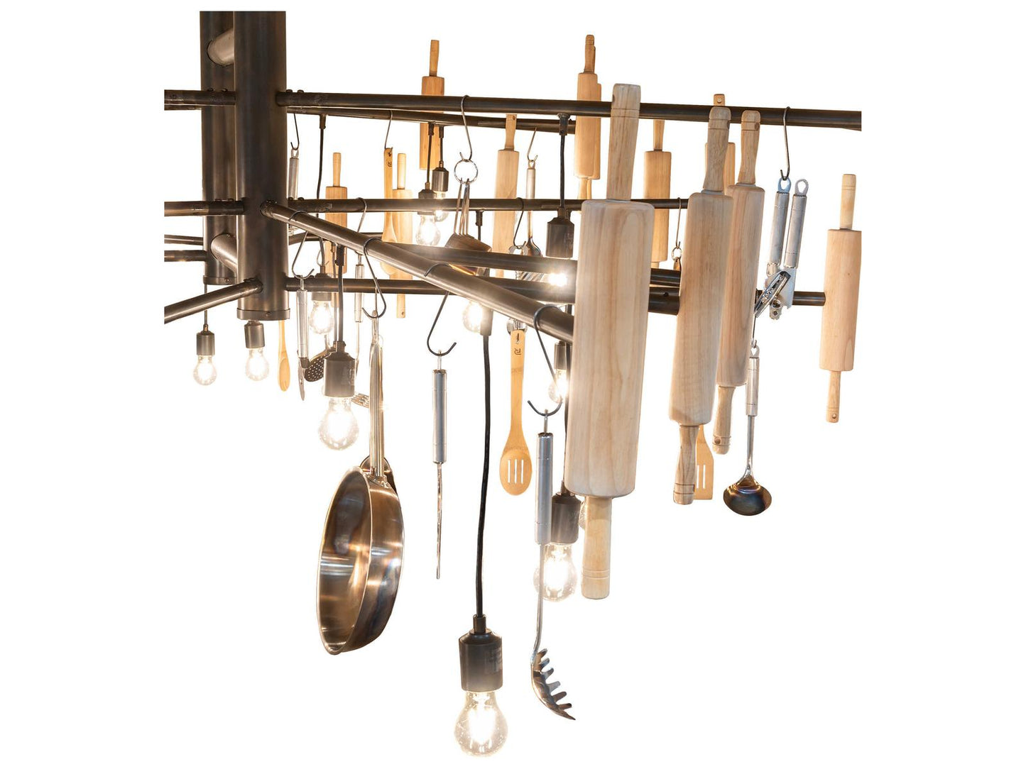 Meyda Alva 30-Light Oblong Chandelier in Burnished Antique Copper