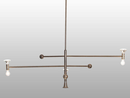 Meyda Alva 3-Light 1-Light Antique Copper Chandelier