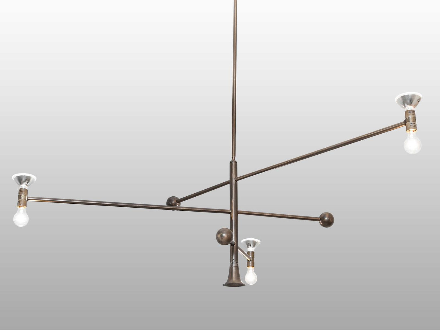 Meyda Alva 3-Light 1-Light Antique Copper Chandelier