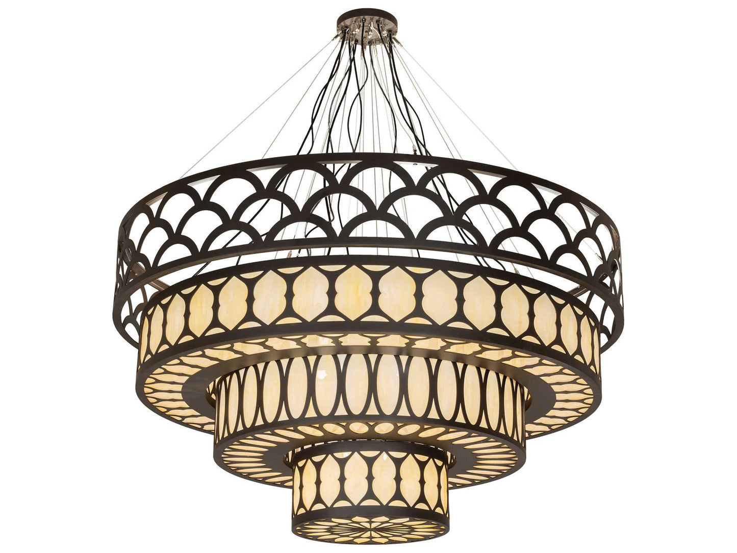 Meyda Lorea LED Chandelier with Oil Rubbed Bronze Finish
