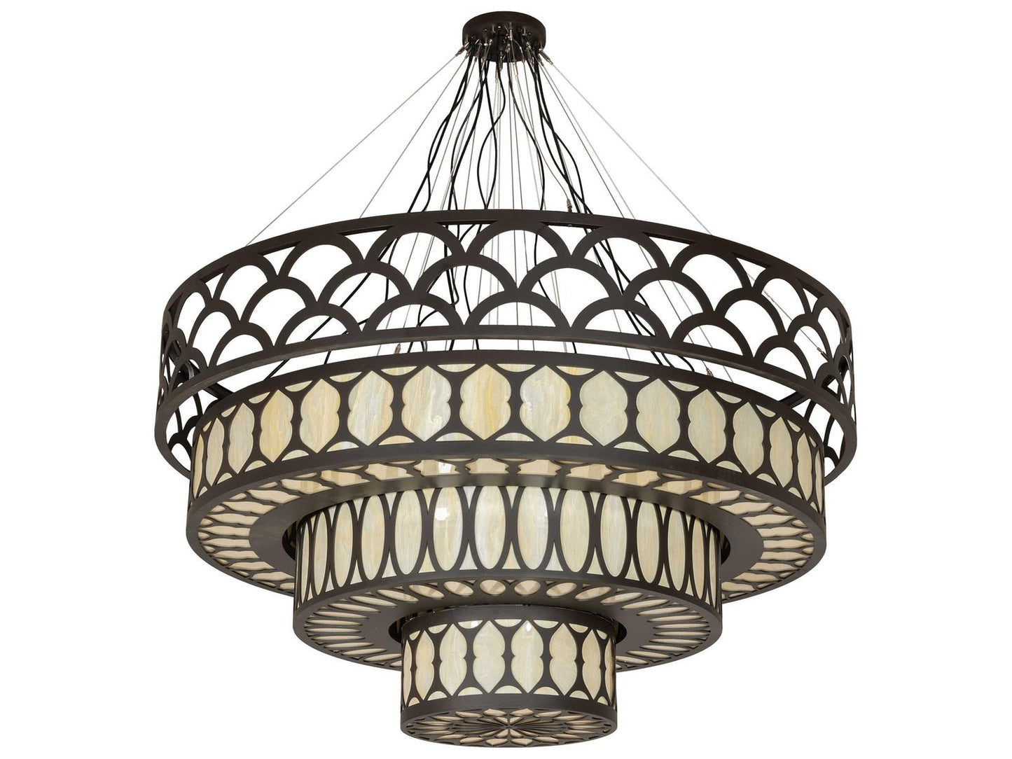 Meyda Lorea LED Chandelier with Oil Rubbed Bronze Finish