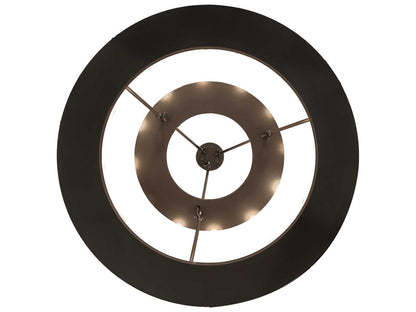 Meyda 18-Light Loxley Cylinder Tiered Chandelier in Oil Rubbed Bronze