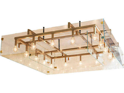 Meyda 16-Light Hatley Chandelier with Clear Glass and Honey Bucket Finish