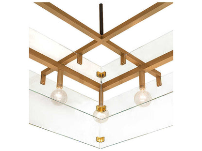 Meyda 16-Light Hatley Chandelier with Clear Glass and Honey Bucket Finish