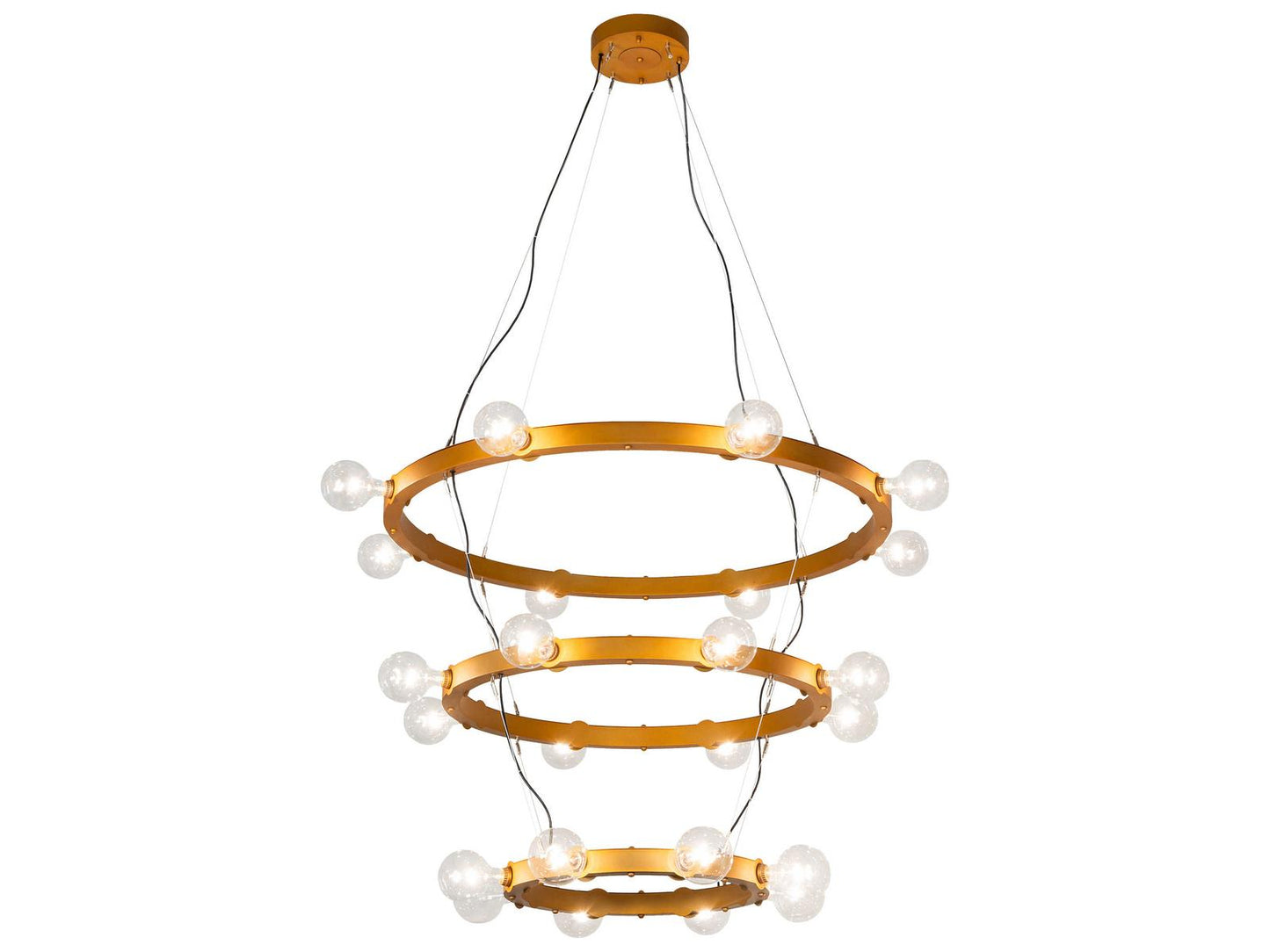 Meyda Manheim 24-Light Gold Metallic Chandelier