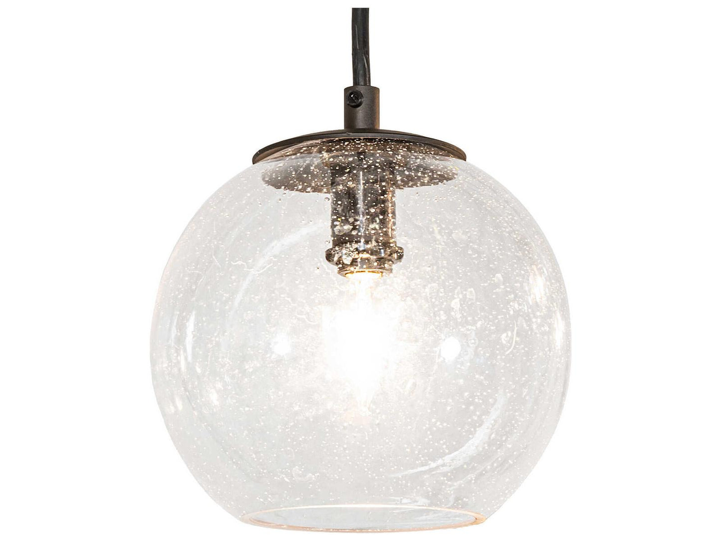 Meyda Bola 12-Light Oil Rubbed Bronze Chandelier Clear Glass Orbs