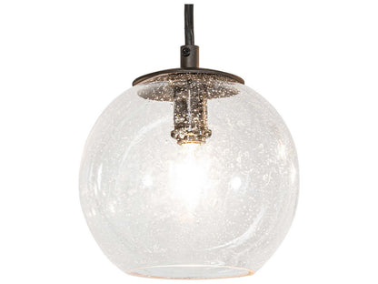 Meyda Bola 12-Light Oil Rubbed Bronze Chandelier Clear Glass Orbs