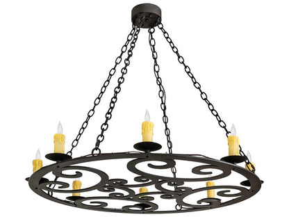 Meyda Ashley 8-Light Traditional Chandelier in Oil Rubbed Bronze