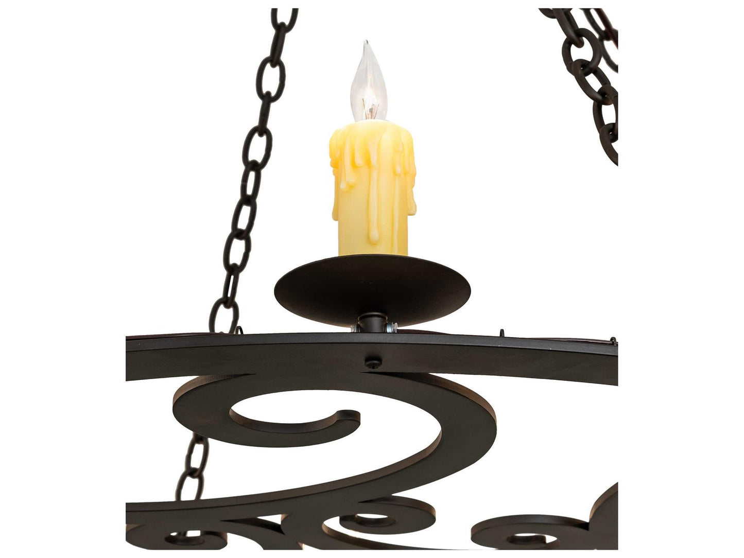Meyda Ashley 8-Light Traditional Chandelier in Oil Rubbed Bronze