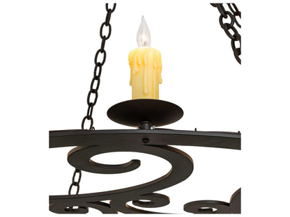 Meyda Ashley 8-Light Traditional Chandelier in Oil Rubbed Bronze