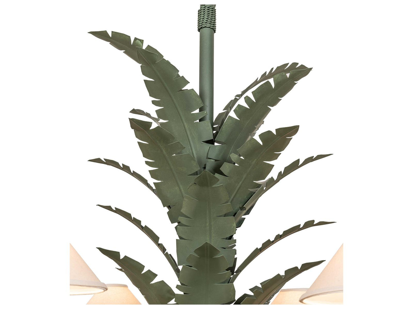 Meyda Tiki 18-Light Avocado Peel Chandelier