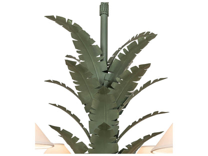 Meyda Tiki 18-Light Avocado Peel Chandelier