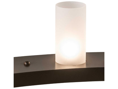 Meyda Loxley 24-Light Timeless Bronze Chandelier with Frosted Glass