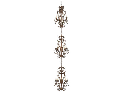 Meyda Fernando 24-Light Antiquity Bronze Traditional Tiered Chandelier
