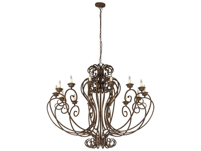 Meyda Fernando 14-Light Antiquity Bronze Traditional Chandelier