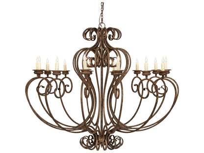 Meyda Fernando 14-Light Antiquity Bronze Traditional Chandelier