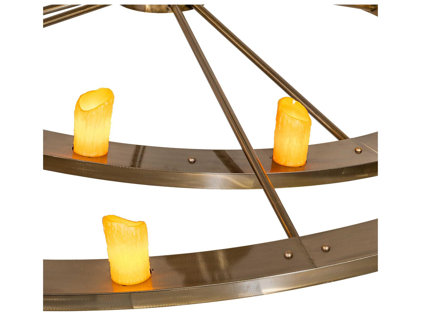 Meyda Donner 24-Light LED Chandelier in Brass