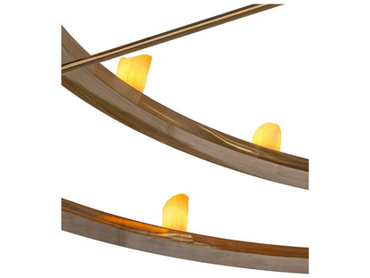Meyda Donner 24-Light LED Chandelier in Brass