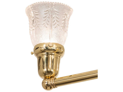 Meyda Revival Summer Wheat 4-Light Polished Brass Chandelier