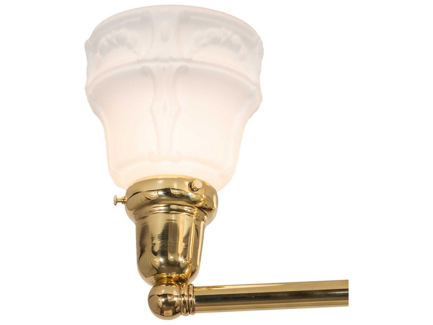 Meyda Revival Garland 4-Light Chandelier in Polished Brass with Wreath Glass