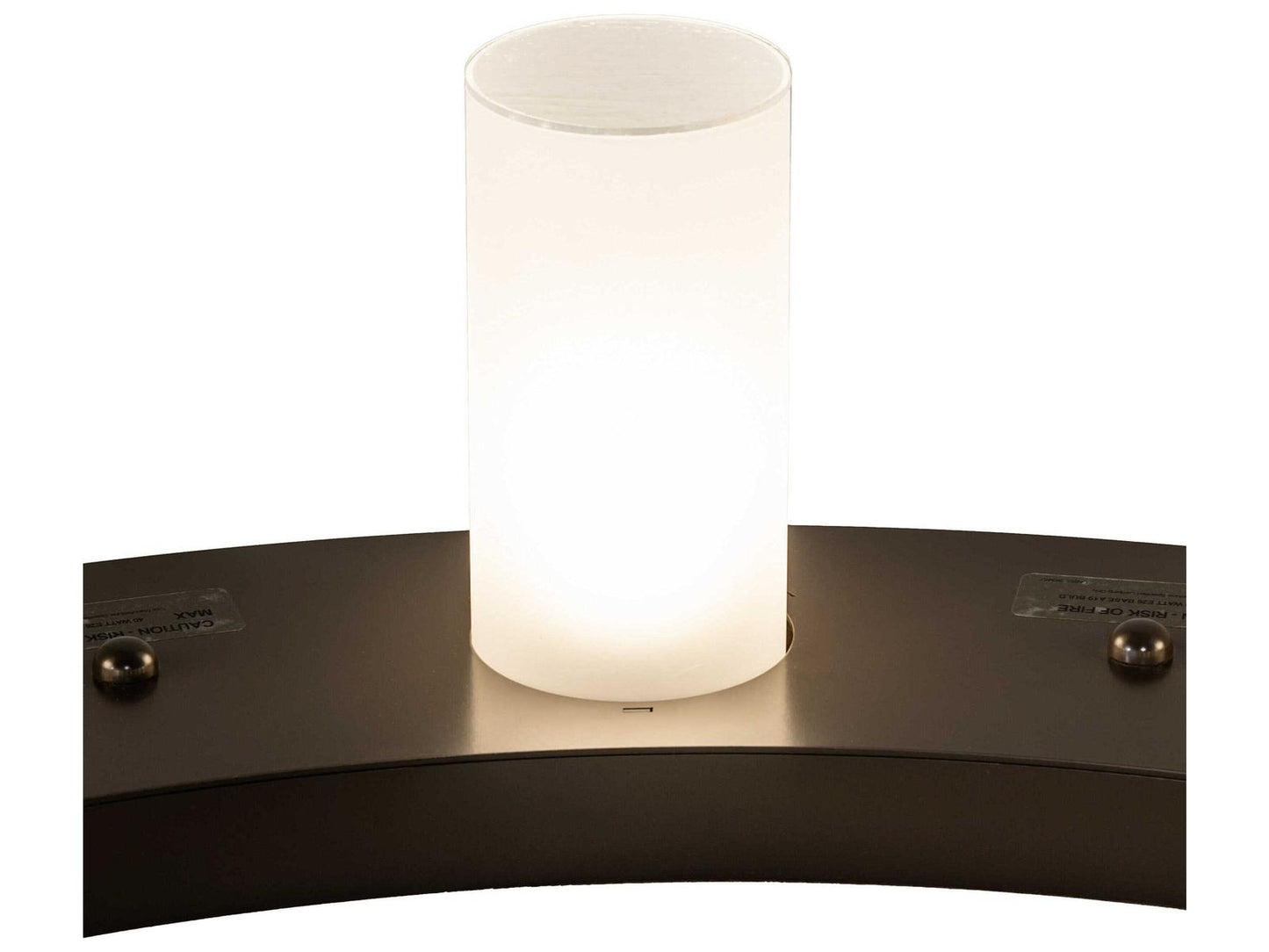 Meyda Loxley 12-Light Chandelier in Timeless Bronze with Clear Frosted Glass