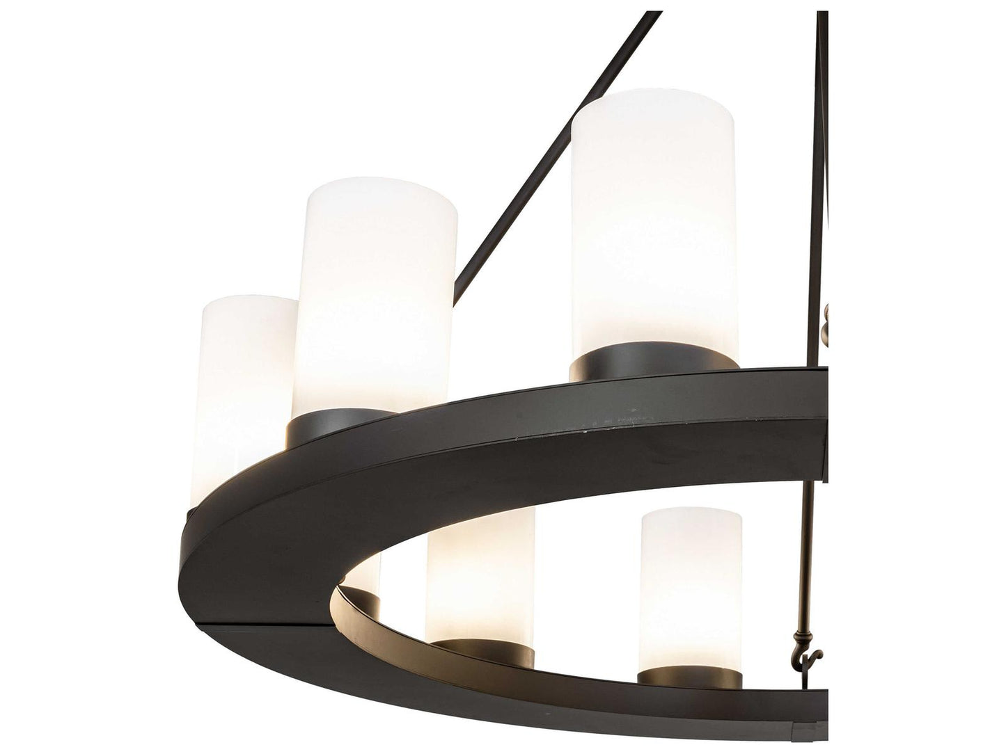 Meyda Loxley 12-Light Oil Rubbed Bronze Chandelier with Statuario Idalight