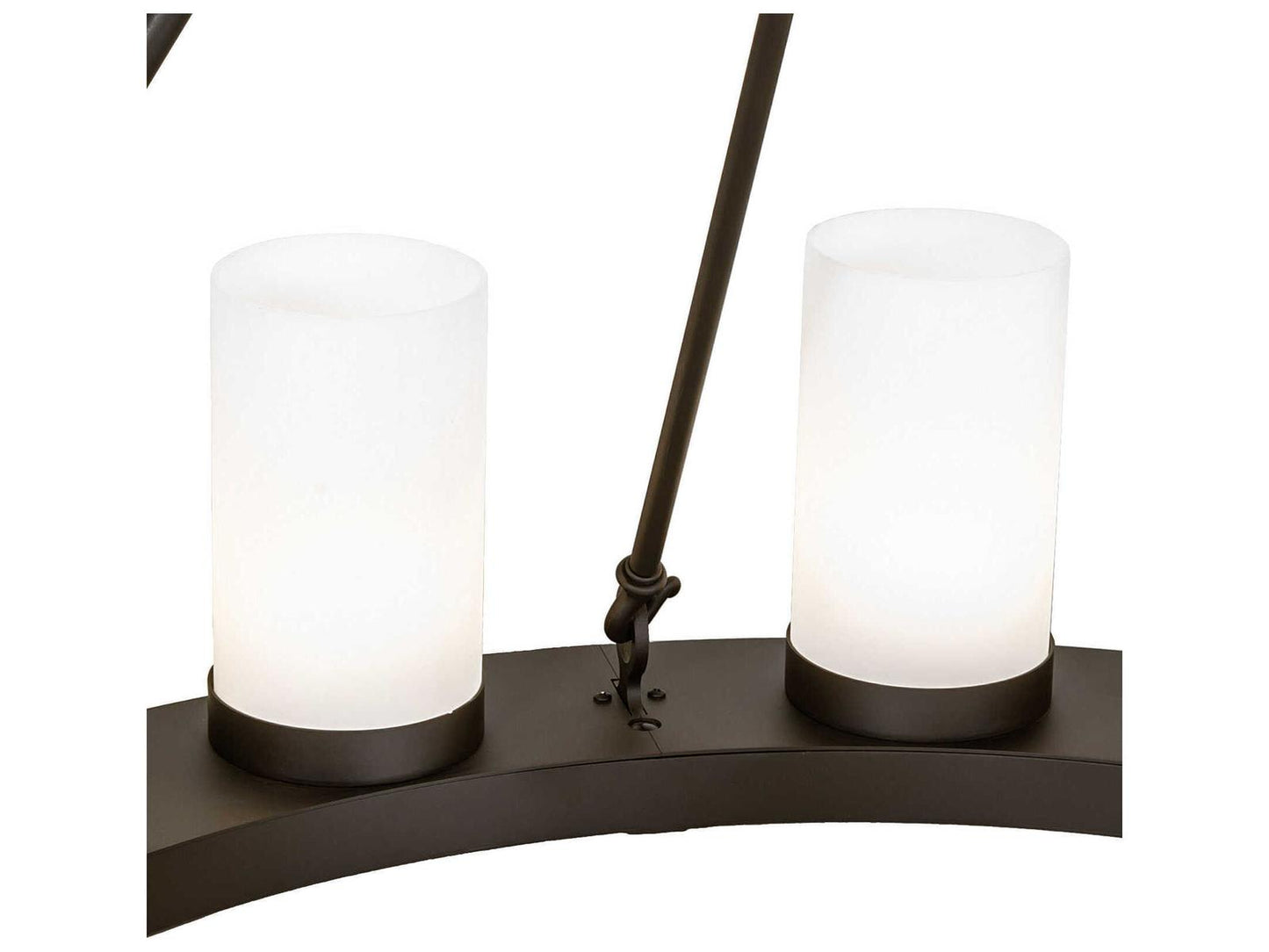 Meyda Loxley 12-Light Oil Rubbed Bronze Chandelier with Statuario Idalight